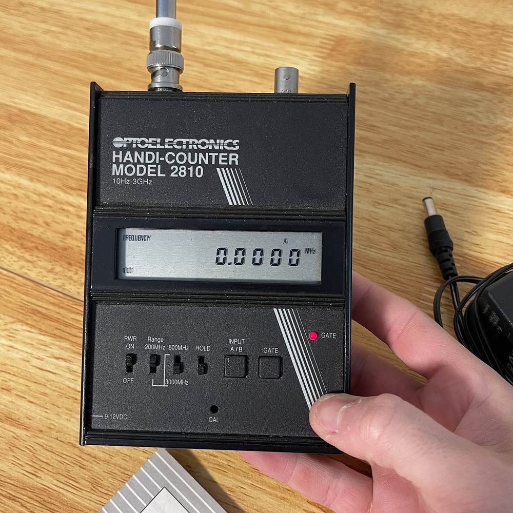Optoelectronics Handi-Counter Model 2810 Portable Frequency Counter Tested - Picture 2 of 7